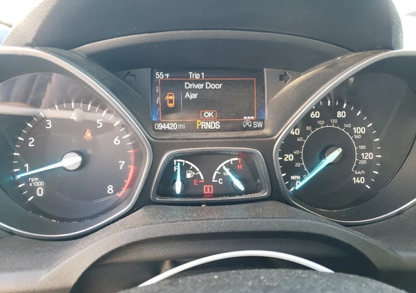 Ford Escape cena 34900 przebieg: 94420, rok produkcji 2017 z Okonek małe 67